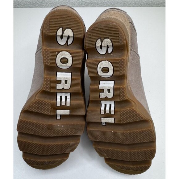 Sorel Women's Joan Uptown Wedge Chelsea Boots Taupe Suede Size 6.5 - Picture 13 of 14